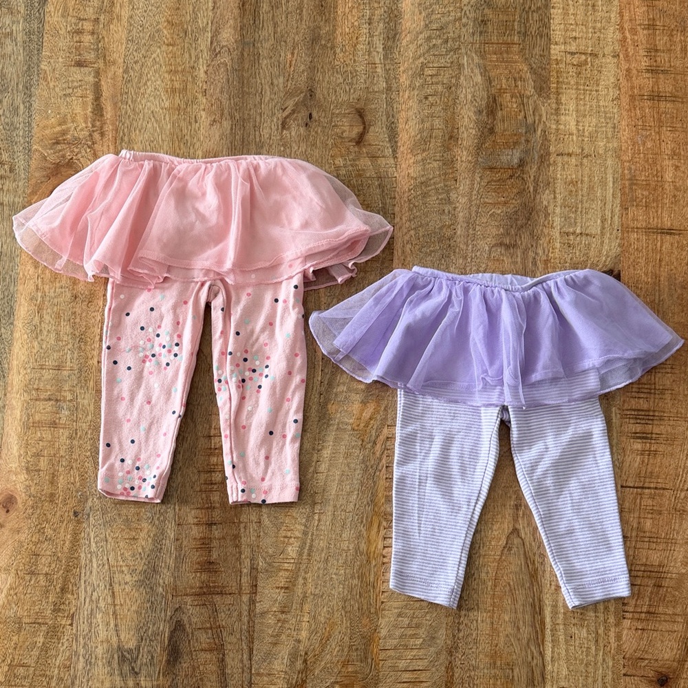Tutu Leggings in Pink & Purple